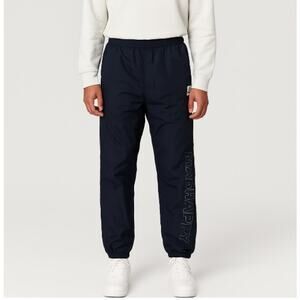 NWT MADHAPPY Ski Lined Joggers Track Pants Navy Womens Unisex Fit Size XS